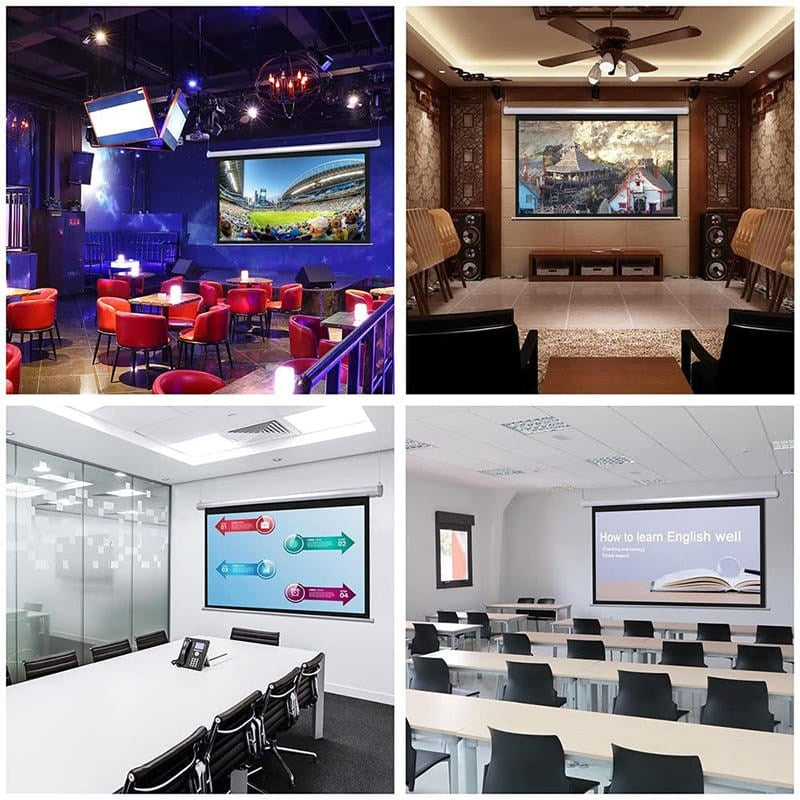 SMQ Electric Projector Screen with RF (100 SMQ Electric Projector Screen with RF (100